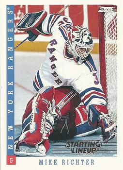 1994 Kenner/Score Starting Lineup Cards #514597 Mike Richter Front