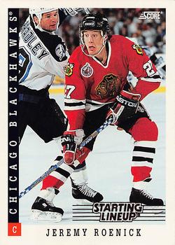 1994 Kenner/Score Starting Lineup Cards #514601 Jeremy Roenick Front