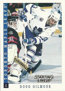 1994 Kenner/Score Starting Lineup Cards #514595 Doug Gilmour Front