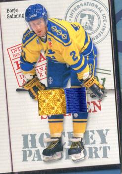 2006-07 In The Game Used International Ice - Hockey Passport #HP-06 Borje Salming Front