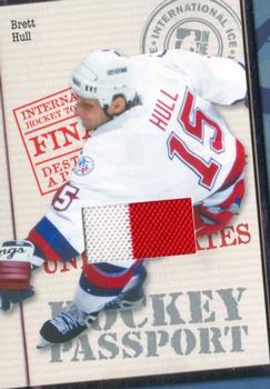 2006-07 In The Game Used International Ice - Hockey Passport #HP-09 Brett Hull Front