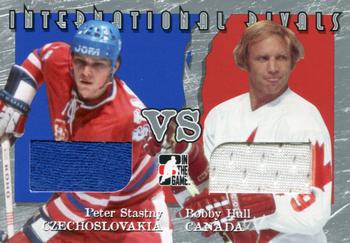 2006-07 In The Game Used International Ice - International Rivals #IR-06 Peter Stastny / Bobby Hull Front