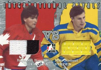 2006-07 In The Game Used International Ice - International Rivals #IR-08 Ray Bourque / Mats Naslund Front