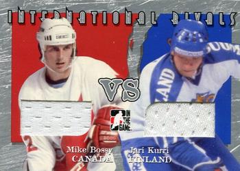 2006-07 In The Game Used International Ice - International Rivals #IR-09 Mike Bossy / Jari Kurri Front