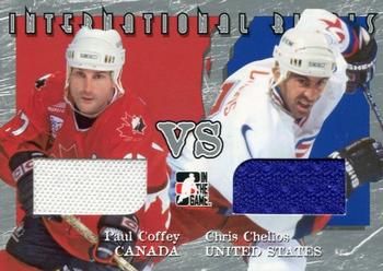2006-07 In The Game Used International Ice - International Rivals #IR-20 Paul Coffey / Chris Chelios Front