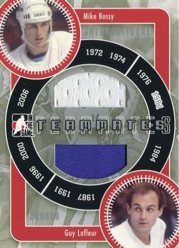 2006-07 In The Game Used International Ice - Teammates #IT-05 Mike Bossy / Guy Lafleur Front