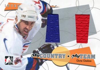 2006-07 In The Game Used International Ice - My Country, My Team #MC-01 Chris Chelios Front
