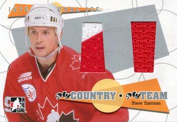 2006-07 In The Game Used International Ice - My Country, My Team #MC-03 Steve Yzerman Front