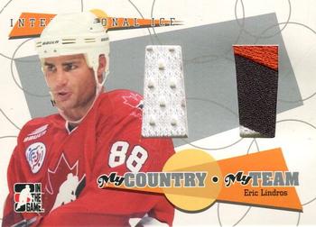 2006-07 In The Game Used International Ice - My Country, My Team #MC-21 Eric Lindros Front