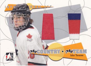 2006-07 In The Game Used International Ice - My Country, My Team #MC-25 John Tavares Front