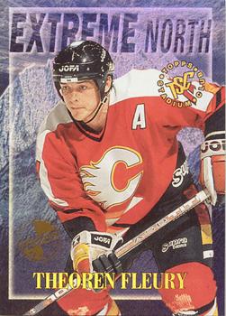 1995-96 Stadium Club - Extreme North Members Only #5EN Theoren Fleury Front
