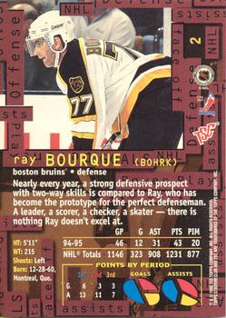 1995-96 Stadium Club - Members Only #2 Ray Bourque Back