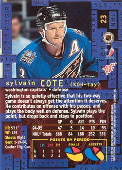1995-96 Stadium Club - Members Only #23 Sylvain Cote Back