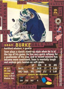 1995-96 Stadium Club - Members Only #29 Sean Burke Back