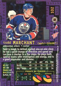 1995-96 Stadium Club - Members Only #102 Todd Marchant Back