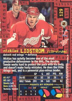 1995-96 Stadium Club - Members Only #129 Nicklas Lidstrom Back