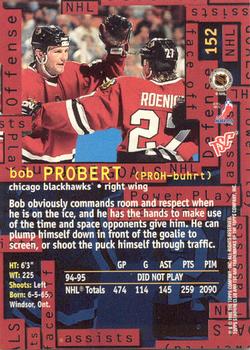 1995-96 Stadium Club - Members Only #152 Bob Probert Back