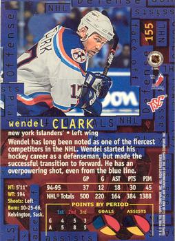 1995-96 Stadium Club - Members Only #155 Wendel Clark Back