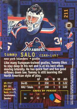 1995-96 Stadium Club - Members Only #211 Tommy Salo Back