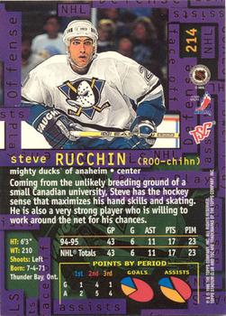 1995-96 Stadium Club - Members Only #214 Steve Rucchin Back