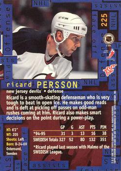 1995-96 Stadium Club - Members Only #225 Ricard Persson Back