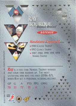 1995-96 Stadium Club - Metalists Members Only #M4 Ray Bourque Back