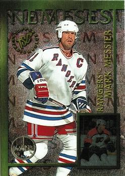 1995-96 Stadium Club - Nemeses Members Only #N8 Mark Messier / Joel Otto Front