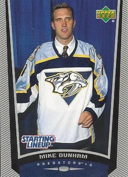 1999 Hasbro/Upper Deck Starting Lineup Cards #210 Mike Dunham Front