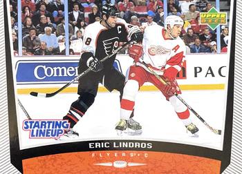 1999 Hasbro/Upper Deck Starting Lineup Cards #333 Eric Lindros Front