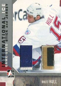 2006-07 In The Game Used International Ice - Stick and Jersey #SJ-15 Brett Hull Front