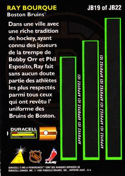 1996-97 Duracell L'Equipe Beliveau #JB19 Ray Bourque Back