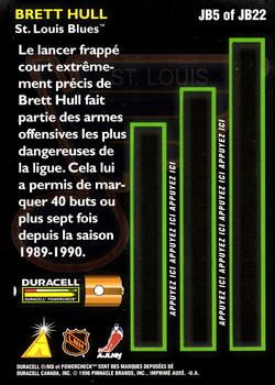 1996-97 Duracell L'Equipe Beliveau #JB5 Brett Hull Back