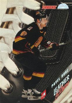 1996-97 Leaf - Leather & Laces Promo #9 Pavel Bure Front