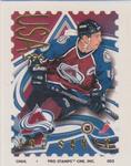 1996-97 NHL Pro Stamps #5 Joe Sakic Front