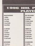 1996-97 NHL Pro Stamps #41 Patrik Carnback Back