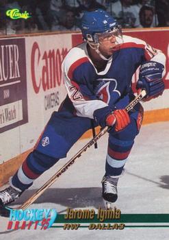 1995 Classic Hockey Draft #11 Jarome Iginla Front