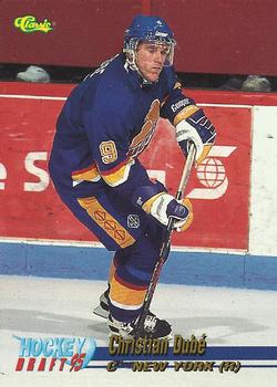1995 Classic Hockey Draft #34 Christian Dube Front