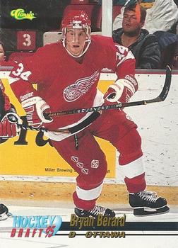 1995 Classic Hockey Draft #1 Bryan Berard Front