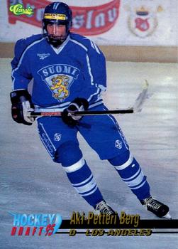 1995 Classic Hockey Draft #3 Aki-Petteri Berg Front