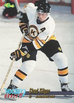 1995 Classic Hockey Draft #4 Chad Kilger Front