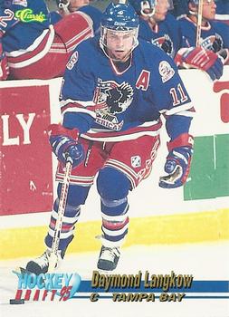 1995 Classic Hockey Draft #5 Daymond Langkow Front