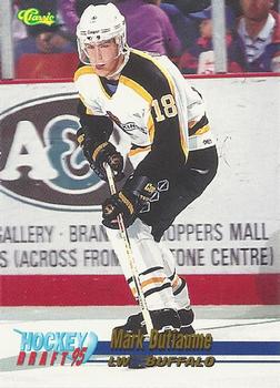 1995 Classic Hockey Draft #37 Mark Dutiaume Front