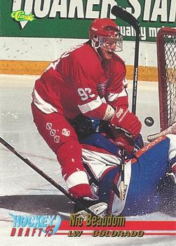 1995 Classic Hockey Draft #43 Nic Beaudoin Front