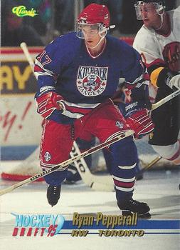1995 Classic Hockey Draft #46 Ryan Pepperall Front