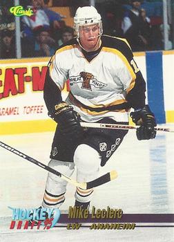 1995 Classic Hockey Draft #47 Mike Leclerc Front