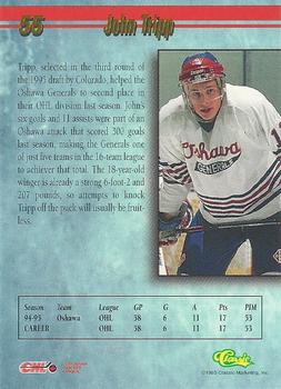 1995 Classic Draft 95 #55 John Tripp Back