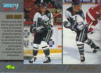 1995 Classic Hockey Draft #88 Stefan Bergkvist / David Gilmore / Adam Colagiacomo / Jason Doyle Front