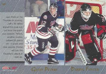 1995 Classic Hockey Draft #89 Jeff Johnstone / Steve Potvin / Geoff Peters / Darryl Foster Back