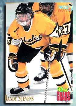 1995 Classic Hockey Draft #80 Randy Stevens Front