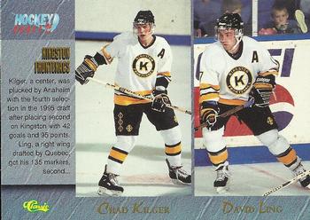 1995 Classic Hockey Draft #86 Chad Kilger / David Ling / Tyler Moss / Gord Walsh Front